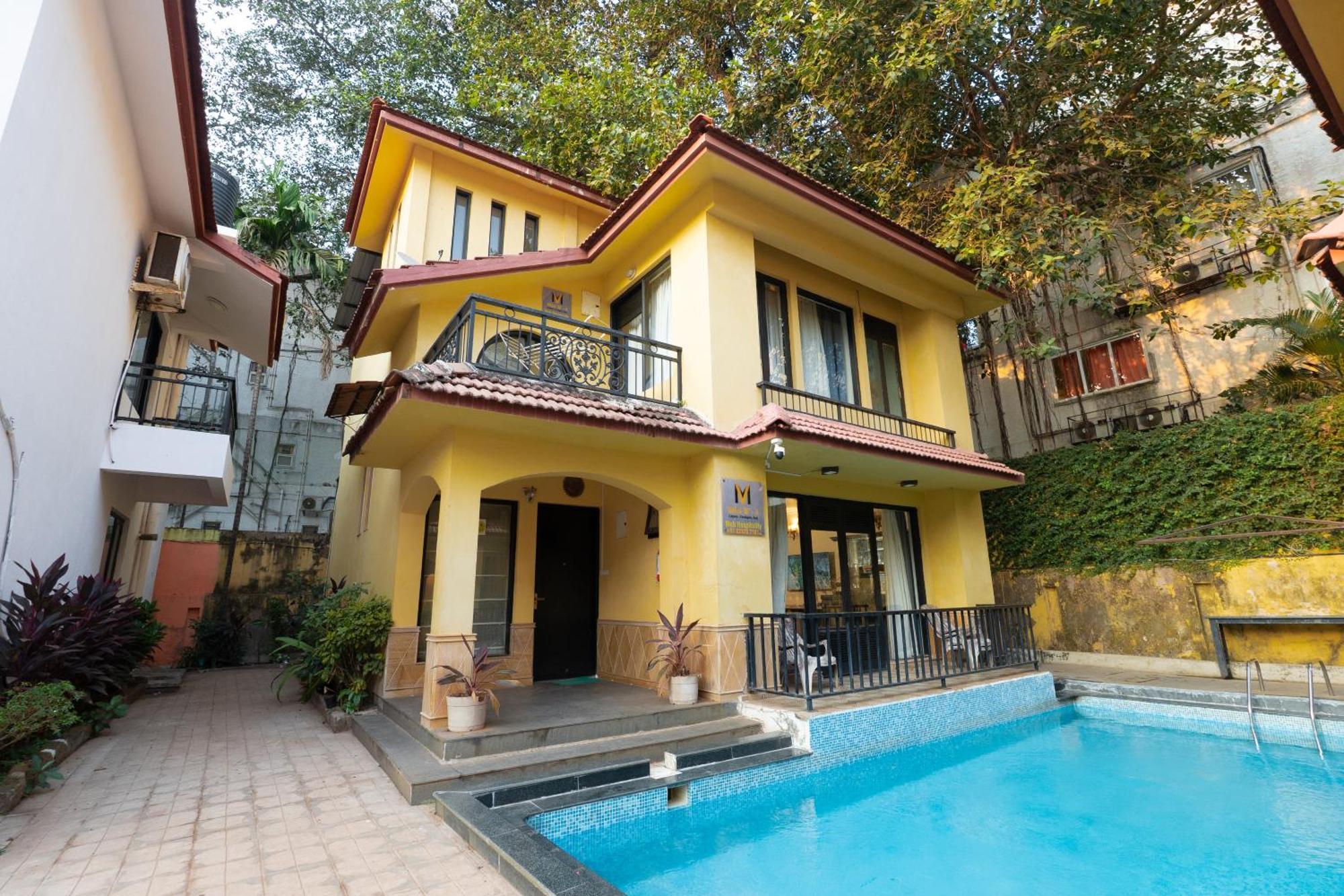 Villa M - Lagoon 4 Calangute 3Bhk Pool Facing, Breakfast Included Old Goa Exterior foto